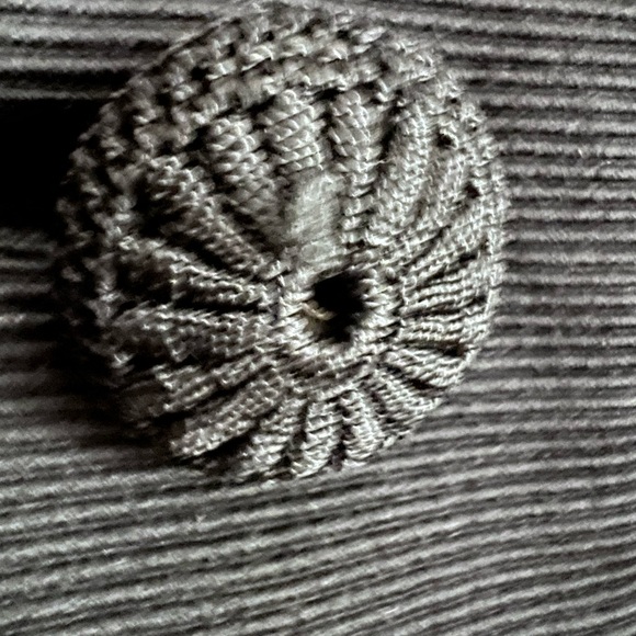 Vintage Juilliard 50’s Mandarin Collar Swing Coat with XL Covered Buttons - Picture 2 of 8